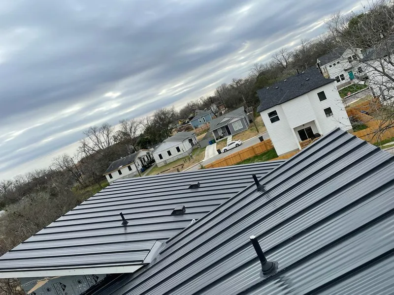 Standing seam metal roof panels with vents for Skylight Repair in Orangetown